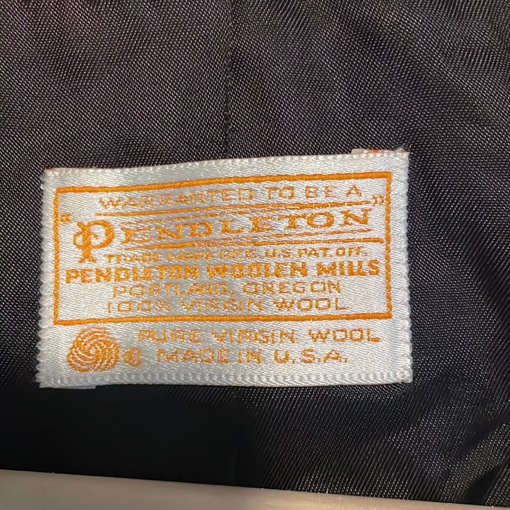 Vintage Pendleton Wool Cropped Jacket Size 10 - image 4